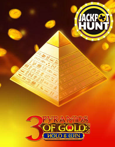 3 Pyramids of Gold Hold & Win online slot game at SpinBoss Casino