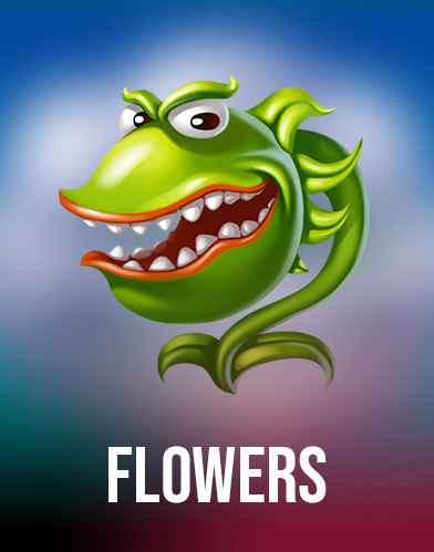 Flowers online slot game at SpinBoss Casino