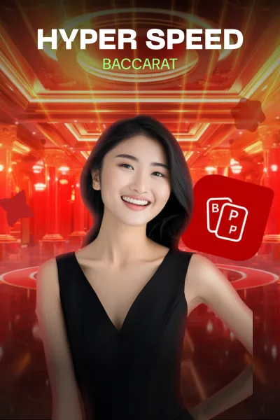 Hyper Speed Baccarat live dealer table