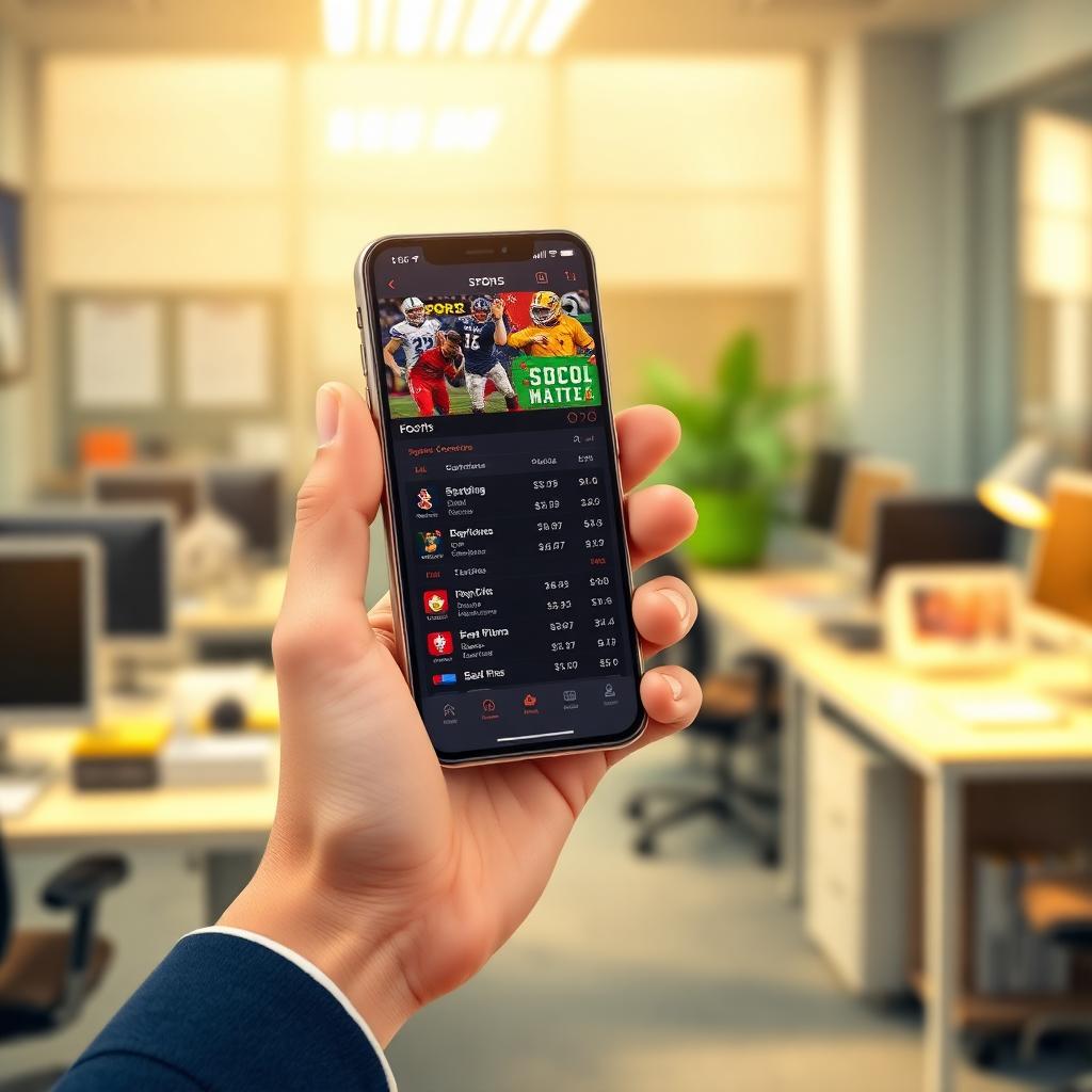 SpinBoss sports betting mobile app